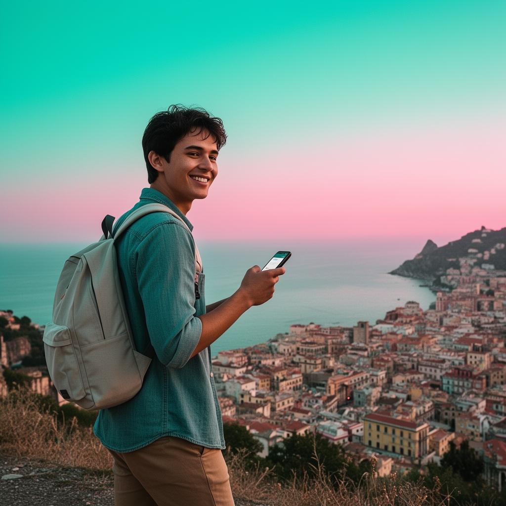 A young professional using EN/ABEL Communications